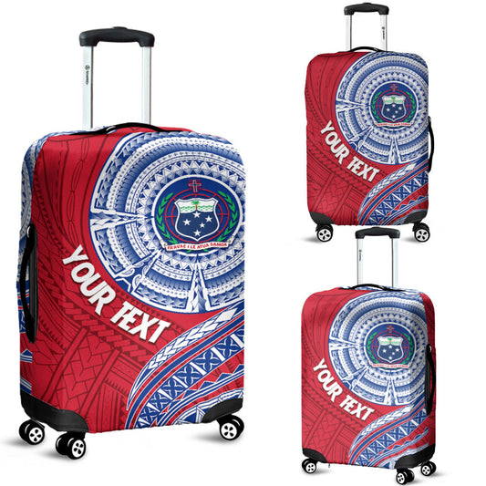 Samoa Personalised Luggage Covers Independence Day Flag Style