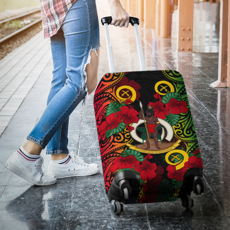 Vanuatu And Hibiscus Luggage Cover