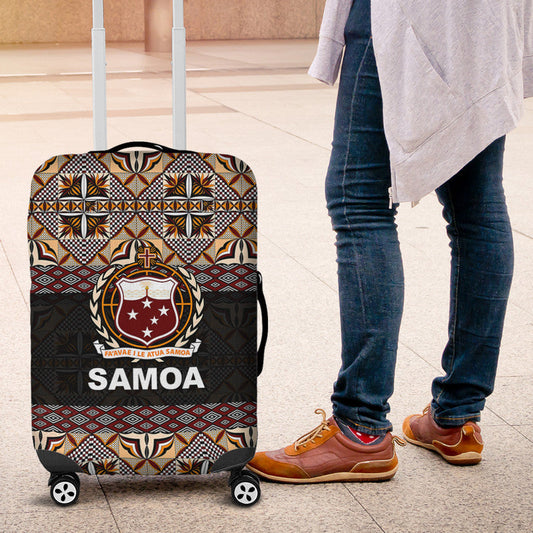 Samoa Luggage Cover Siapo Patterns
