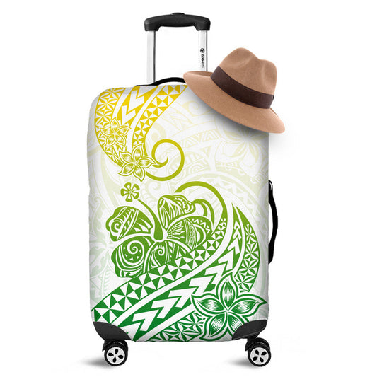 Polynesian Tribal Tattoo Retro Luggage Cover Gradient 01 Screen Color