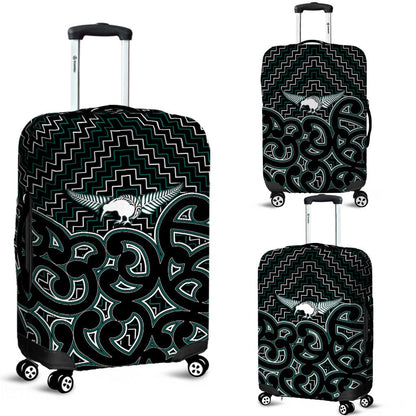 New Zealand Luggage Maori Graphic Tee patterns Green