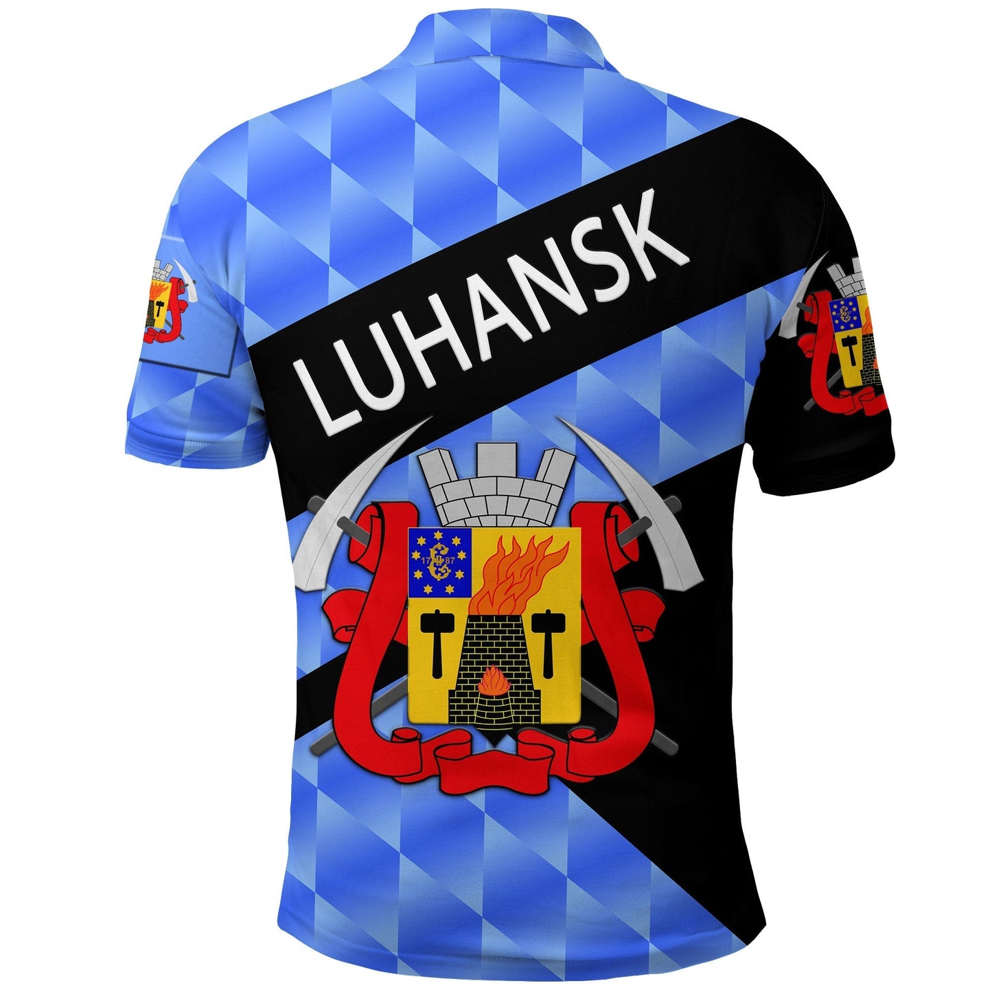 Ukraine Luhansk Polo Shirt Sporty Style