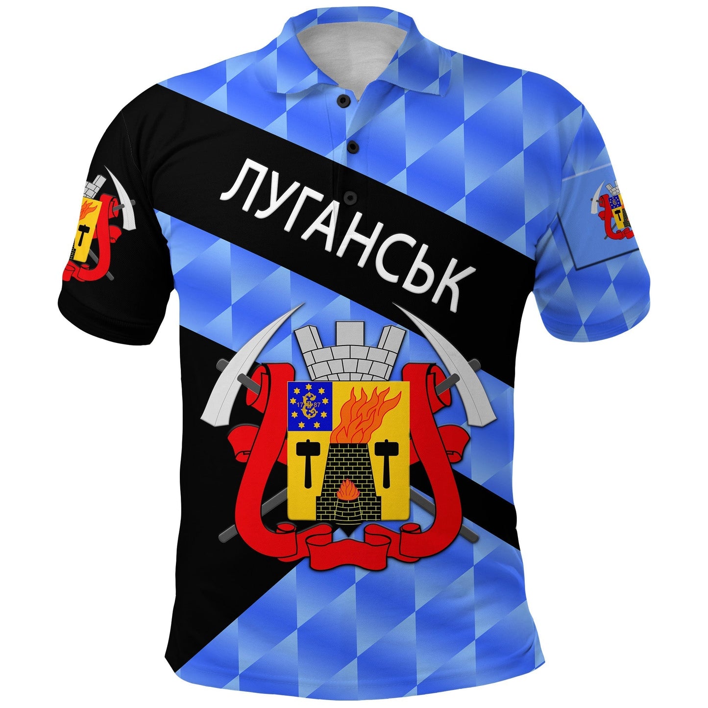 Ukraine Luhansk Polo Shirt Sporty Style