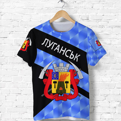 Ukraine Luhansk T Shirt Sporty Style