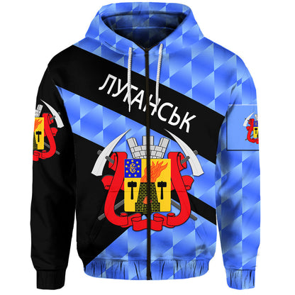 Ukraine Luhansk Hoodie Sporty Style