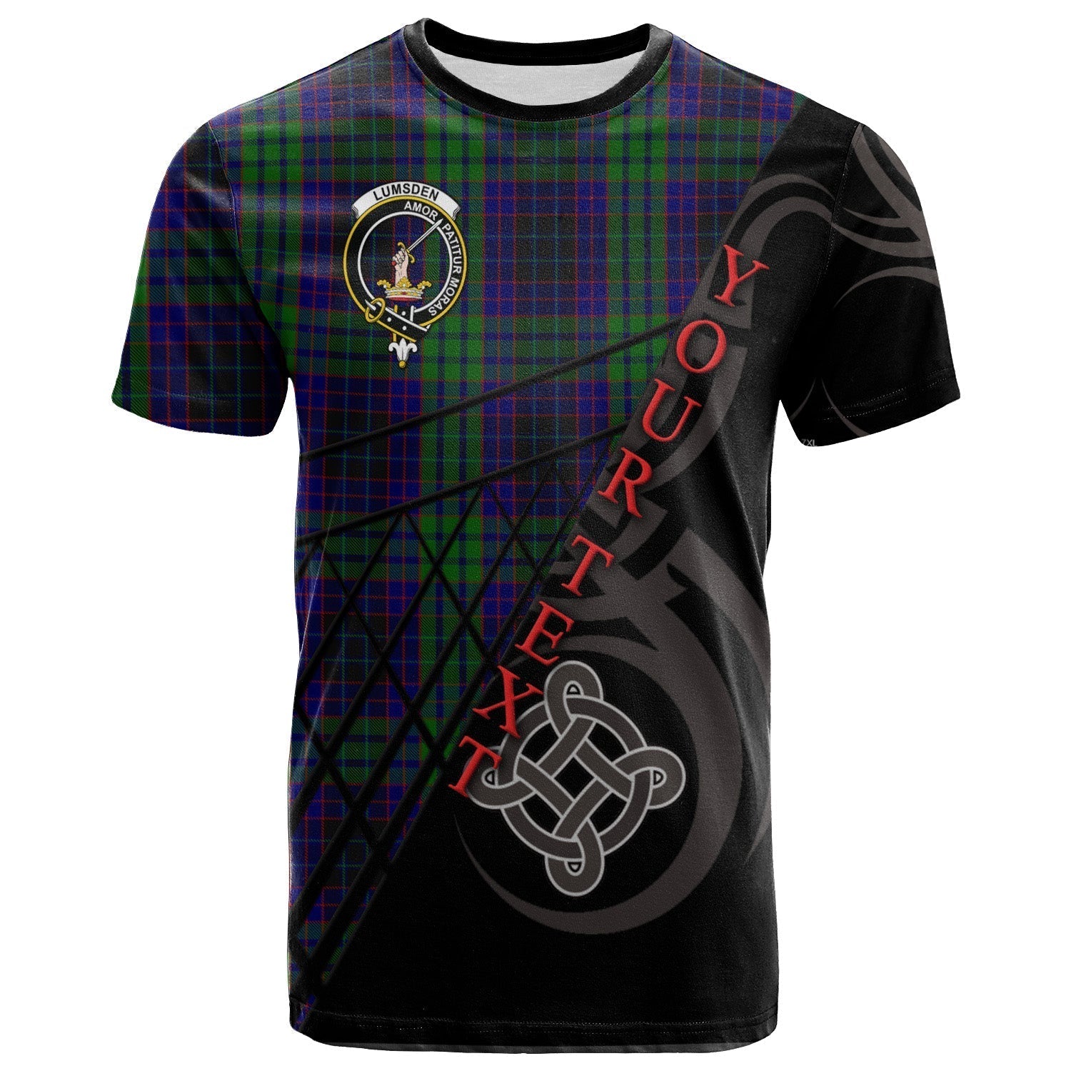 Printivon Lumsden Green T Shirt Pattern Celtic 