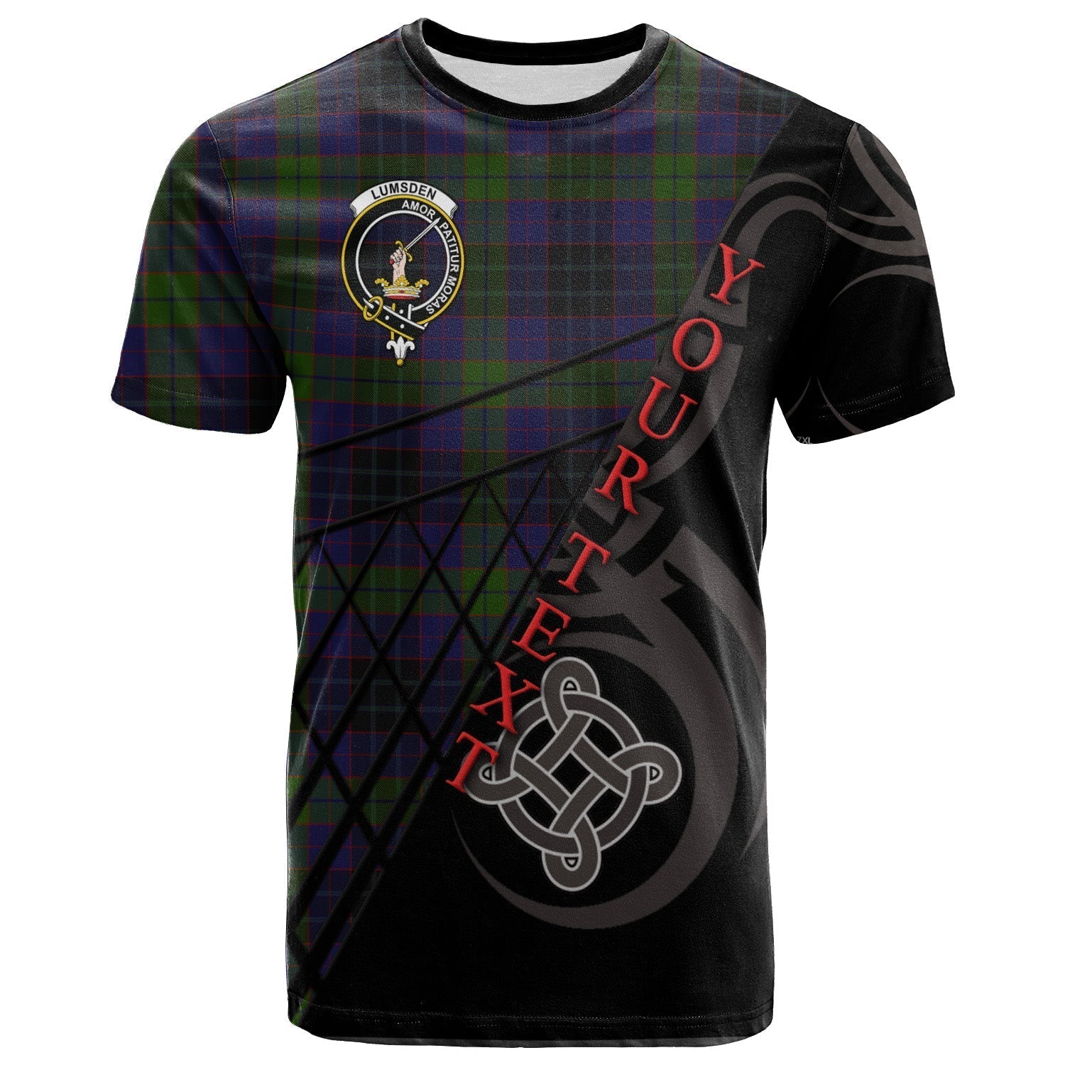 Printivon Lumsden Hunting T Shirt Pattern Celtic 