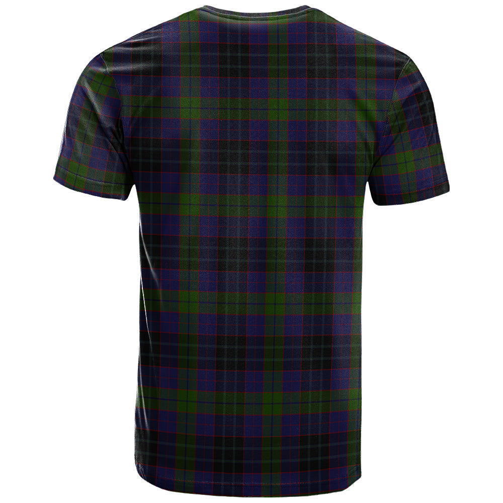 Printivon Lumsden Hunting Clan DNA In Me Tartan Crest T Shirt