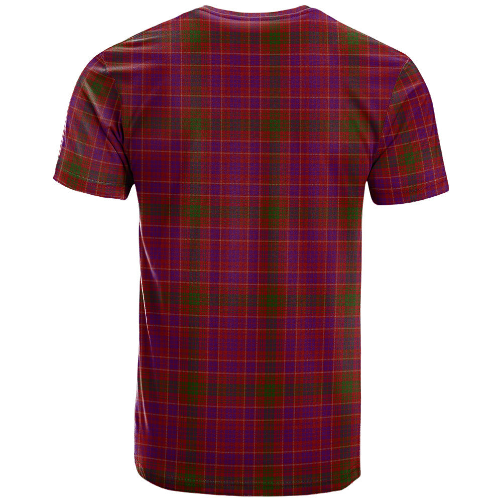 Printivon Lumsden of Clova Clan DNA In Me Tartan Crest T Shirt