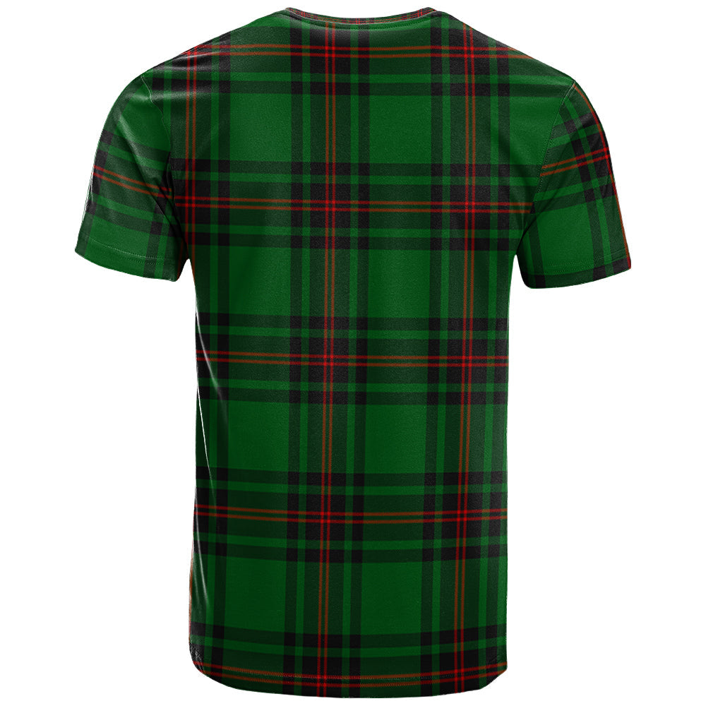 Printivon Lundin Clan DNA In Me Tartan Crest T Shirt