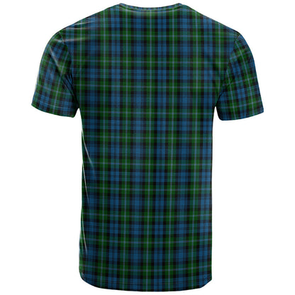 Printivon Lyon Clan DNA In Me Tartan Crest T Shirt