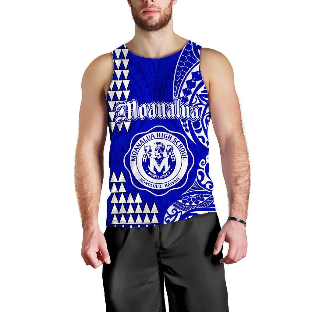 Hawaii Moanalua High School Men Tank Top Tribal Kakau