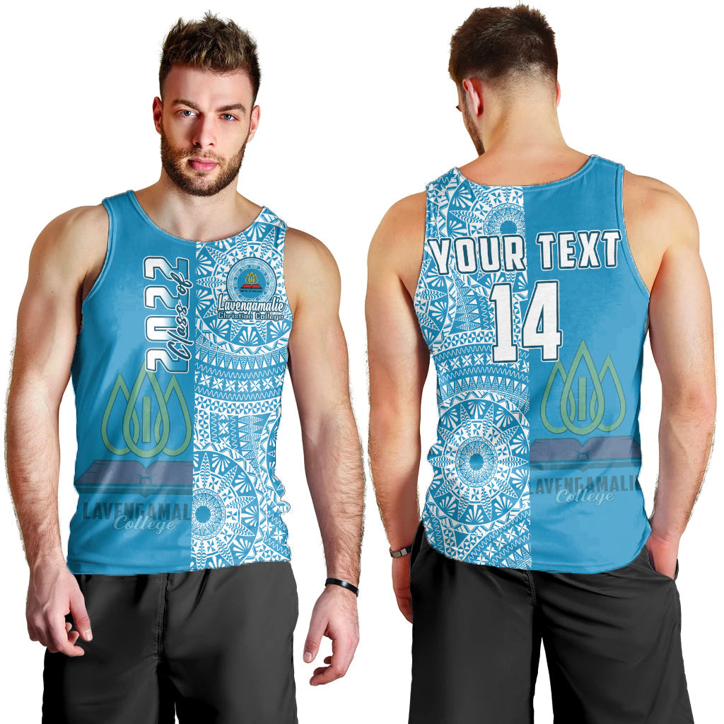 Custom Personalised Lavengamalie Tonga College Men Tank Top Class Of Year Tongan Ngatu Pattern