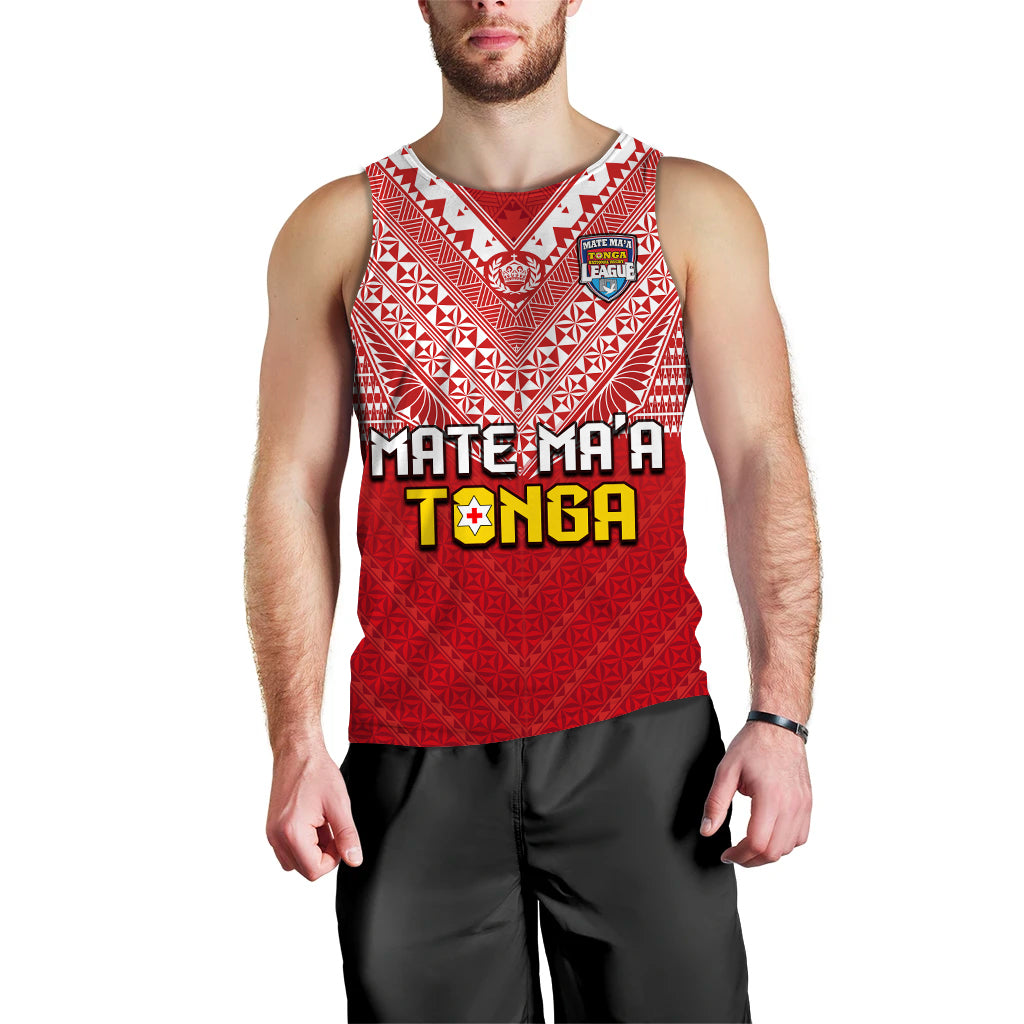 Tonga Rugby MMT Men Tank Top Ngatu Mate Maa Tonga Special