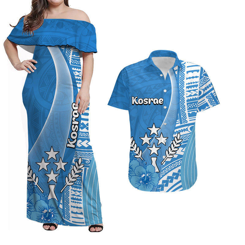 Matching Outfits For Couples Kosrae Of Micronesia Combo Dress And Shirt Vibe Style