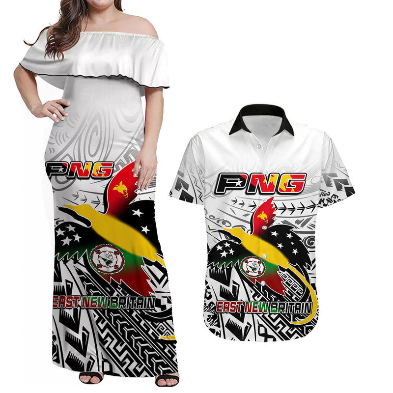 (Custom Personalised) Matching Clothes For Couples Papua New Guinea And East New Britain Province Combo Dress And Shirt