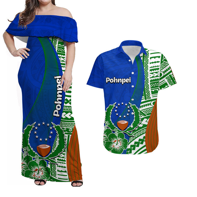 Matching Clothes For Couples Pohnpei Of Micronesia Combo Dress And Shirt Vibe Style