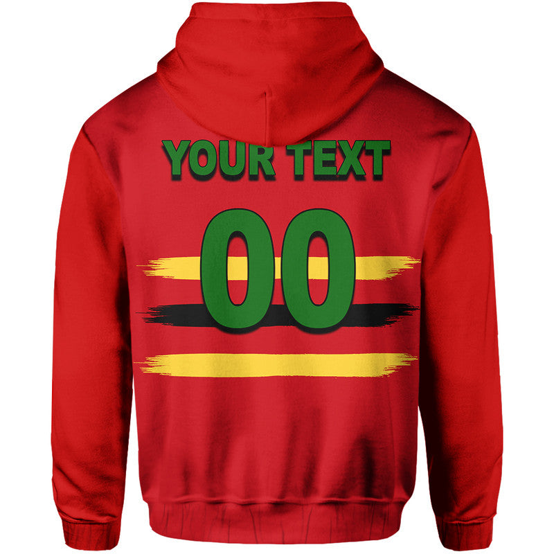 Custom Zimbabwe Cricket Jersey Hoodie