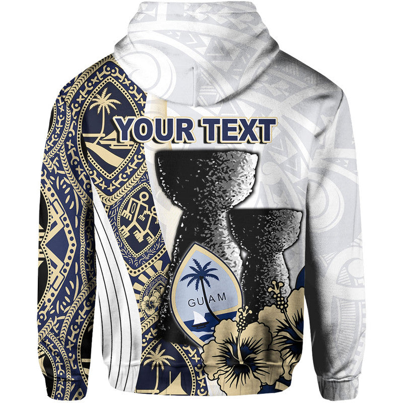 Guam Chamorro Hoodie White Style All Over Print