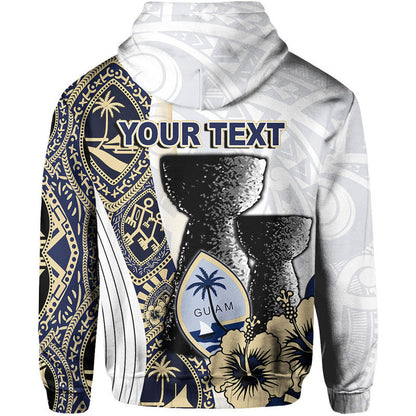 Guam Chamorro Hoodie White Style All Over Print