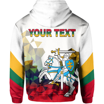 Custom Lithuania Hoodie Polygonal Template Style