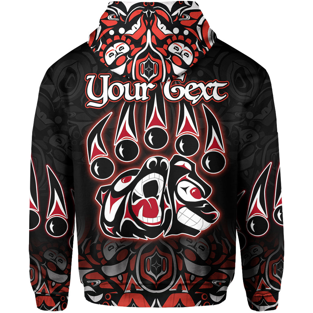 Custom Canada Hoodie Haida Bear