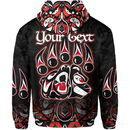 Custom Canada Hoodie Haida Bear