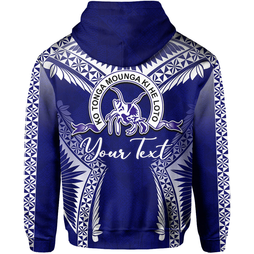 ( Personalised) Tupou College Hoodie Blue Style