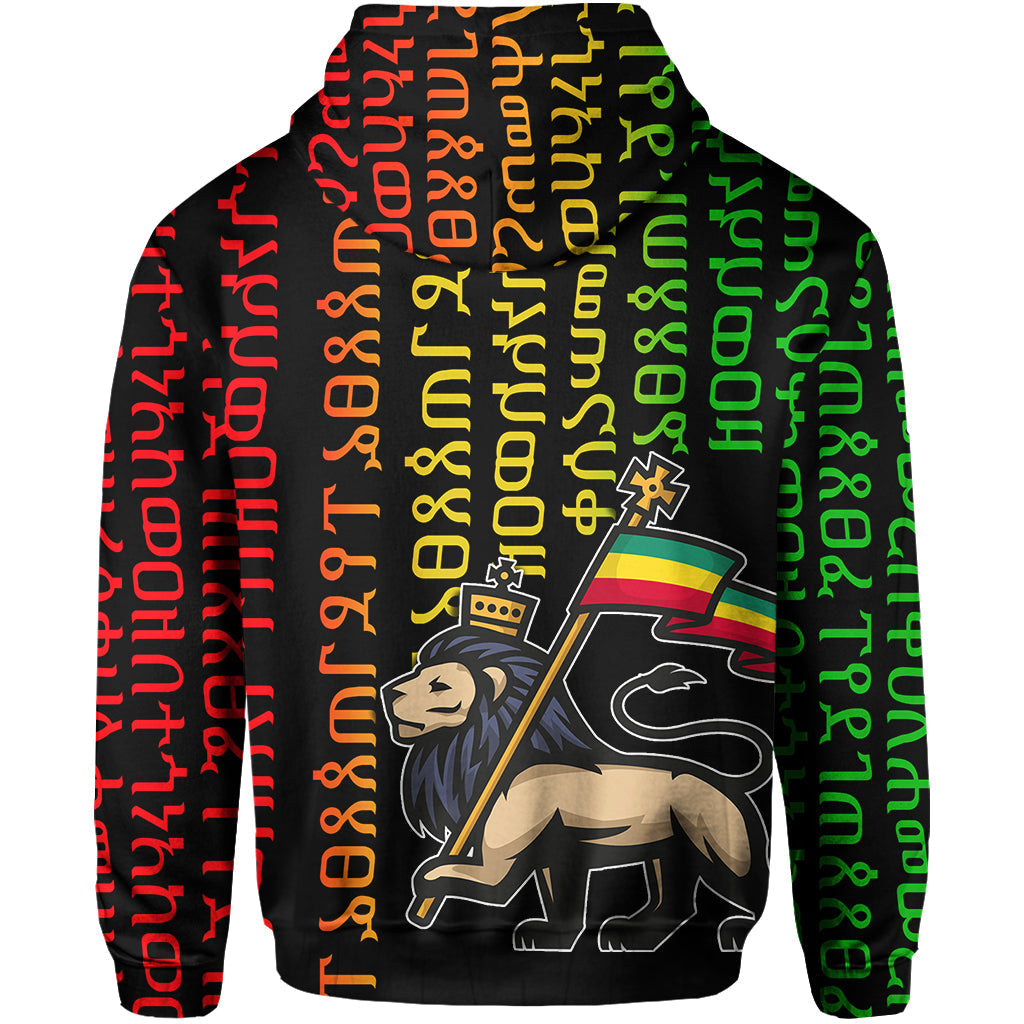Ethiopia Hoodie Ethiopia Alphabet Patterns