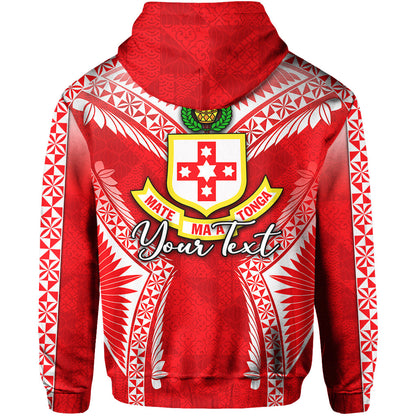 ( Personalised)Kolisi Tonga Hoodie Red Style