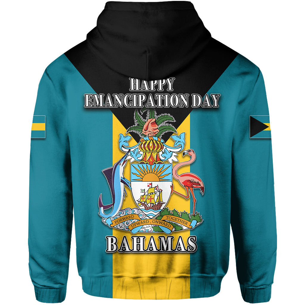 Bahamas Emancipation Day Zip Hoodie Freedom