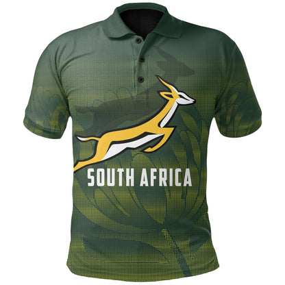 South Africa Springboks Polo Shirt Bokke Rugby