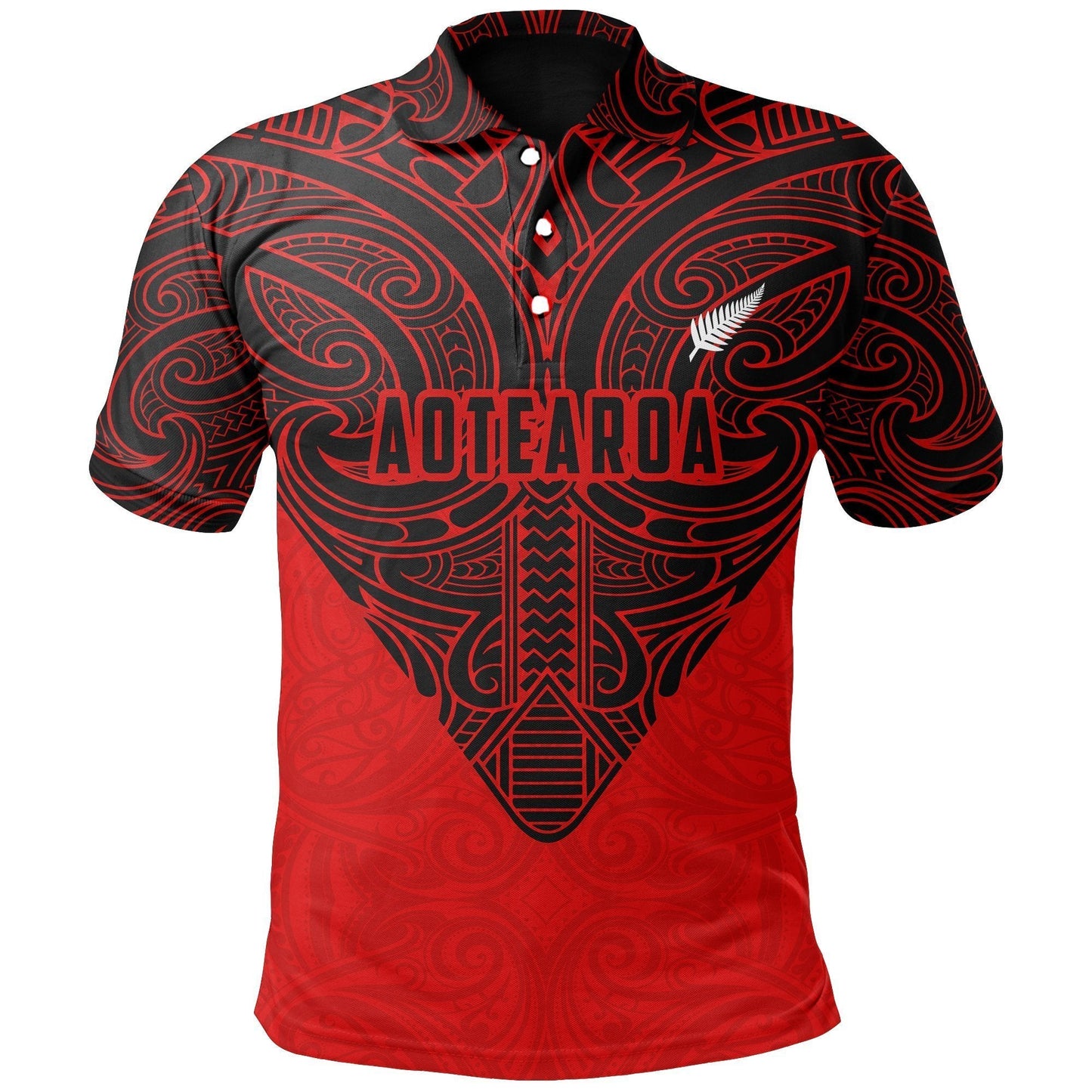 New Zealand Maori Tattoo Polo Shirt