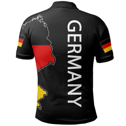 Germany Polo Map Flag