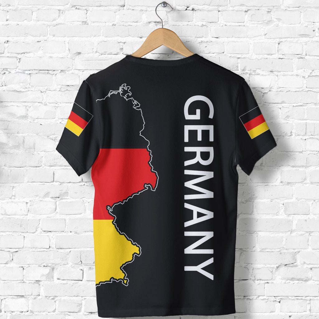 Germany T Shirt Map Flag
