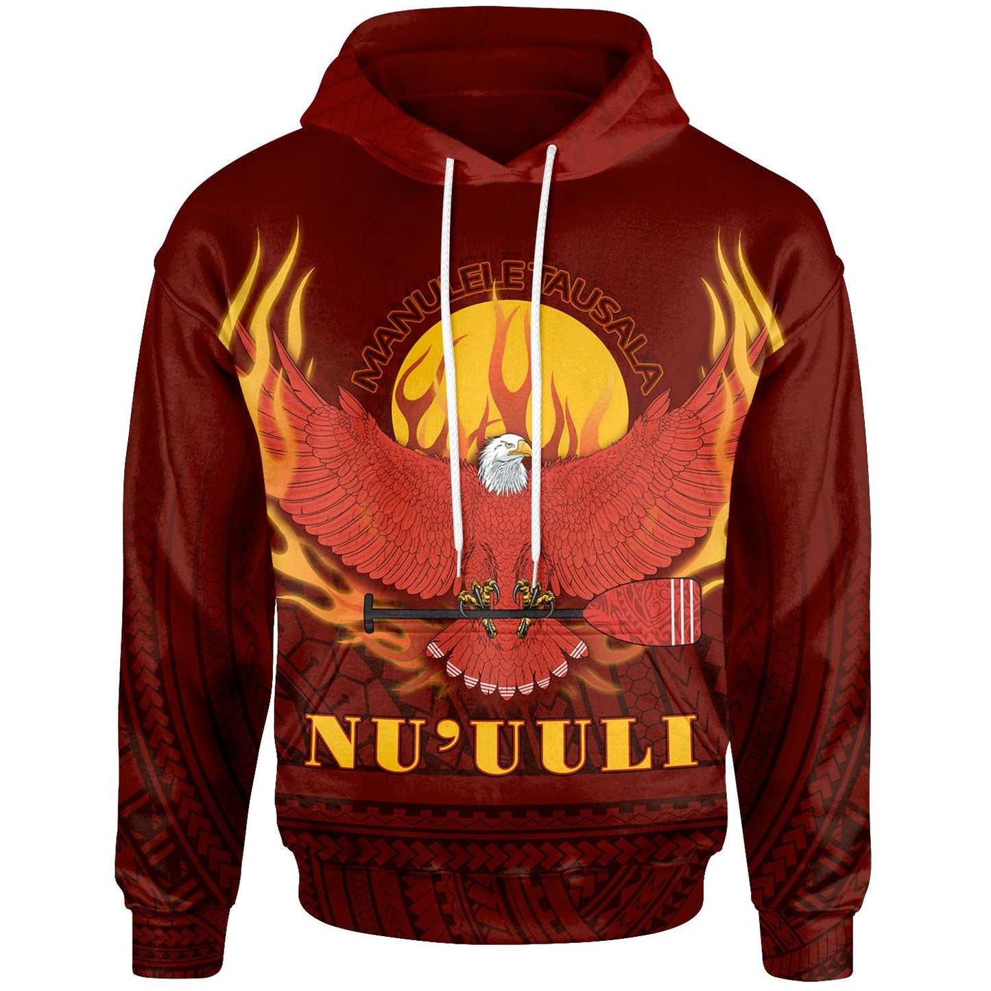 American Samoa Hoodie Manulele Tausala Nuuuli