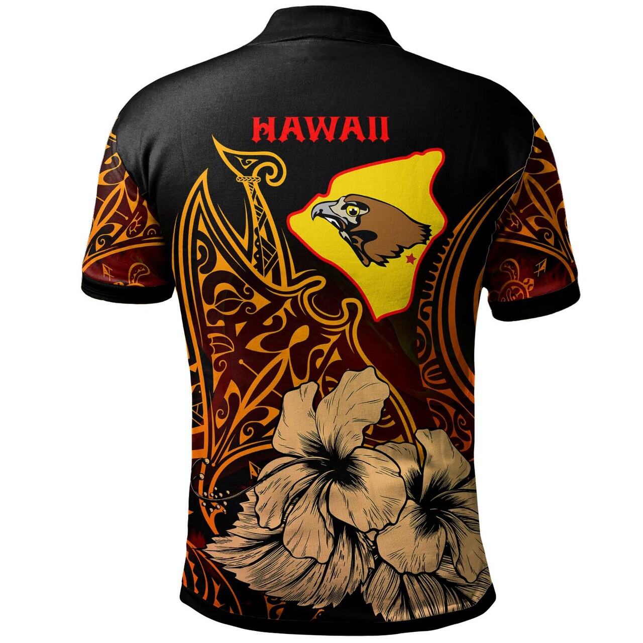 Custom Hawaii Polo Shirt Ke Kula o Ehunuikaimalino High School with Polynesian Pride Pattern