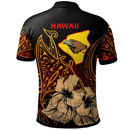 Custom Hawaii Polo Shirt Ke Kula o Ehunuikaimalino High School with Polynesian Pride Pattern