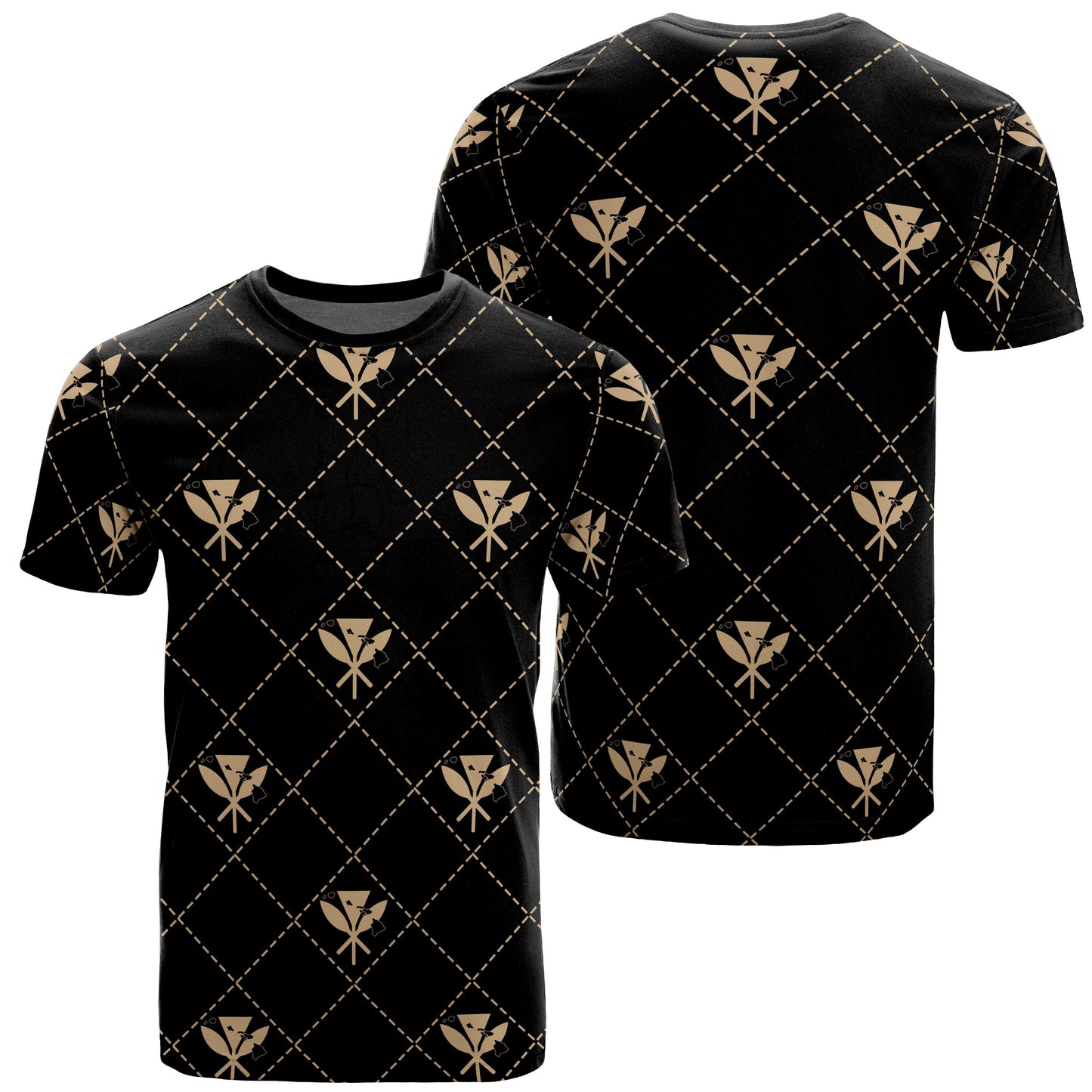 Kanaka Maoli T Shirt Regal Gold AH