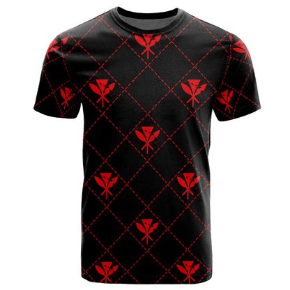Kanaka Maoli T Shirt Regal Red AH