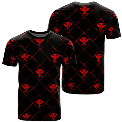 Kanaka Maoli T Shirt Regal Red AH