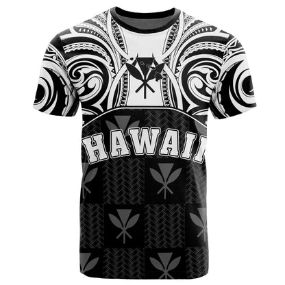 Hawaiian Kanaka T - Shirt Demodern White Ah