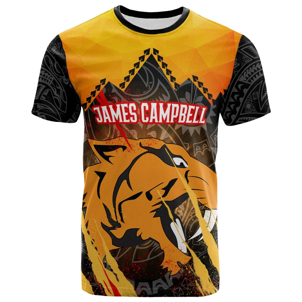 Hawaii Polynesian T-shirt James Campbell High School Polynesian Pattern