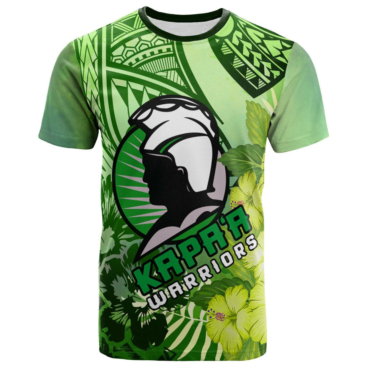 Hawaii Polynesian T-shirt Kapaa High School Hawaiian Warrior Polynesian Culture Hibicus