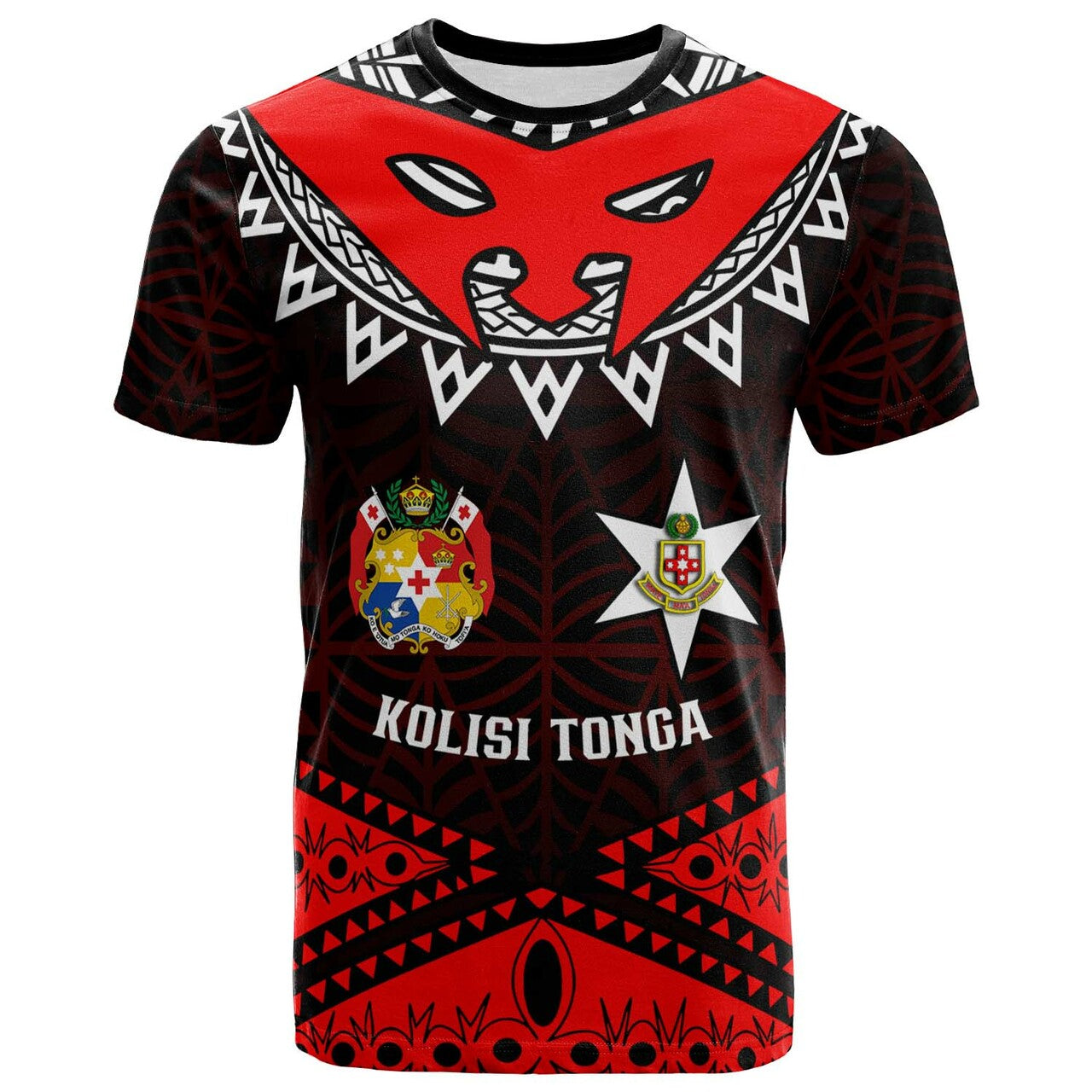 Tonga T-Shirt - Kolisi Tonga High School With Tonga Patterns Polynesian Culture