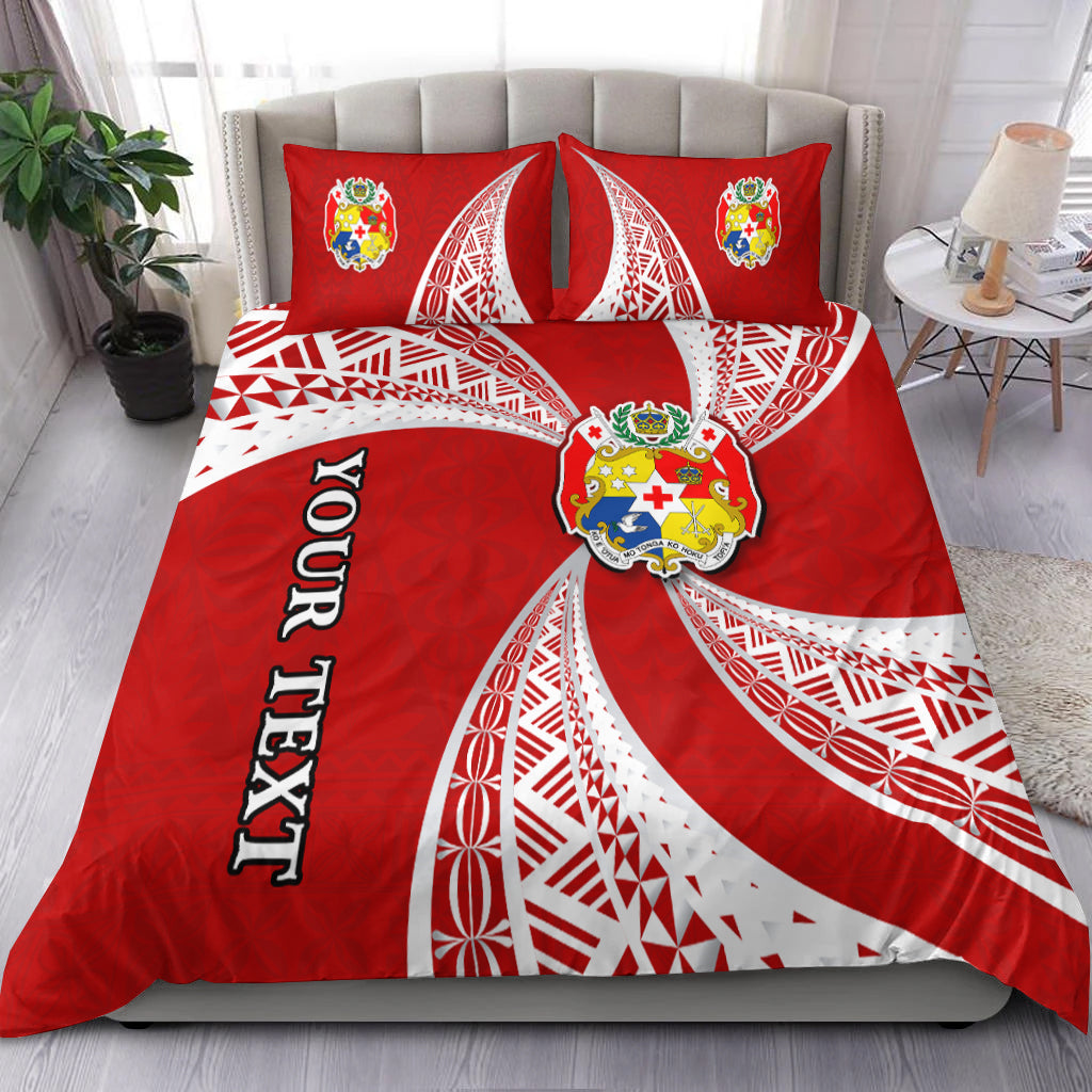 (Custom Personalised) Tonga Distinctive Bedding Set Tongan Tapa Pattern