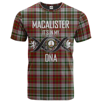 Printivon MacAlister Dress Clan DNA In Me Tartan Crest T Shirt