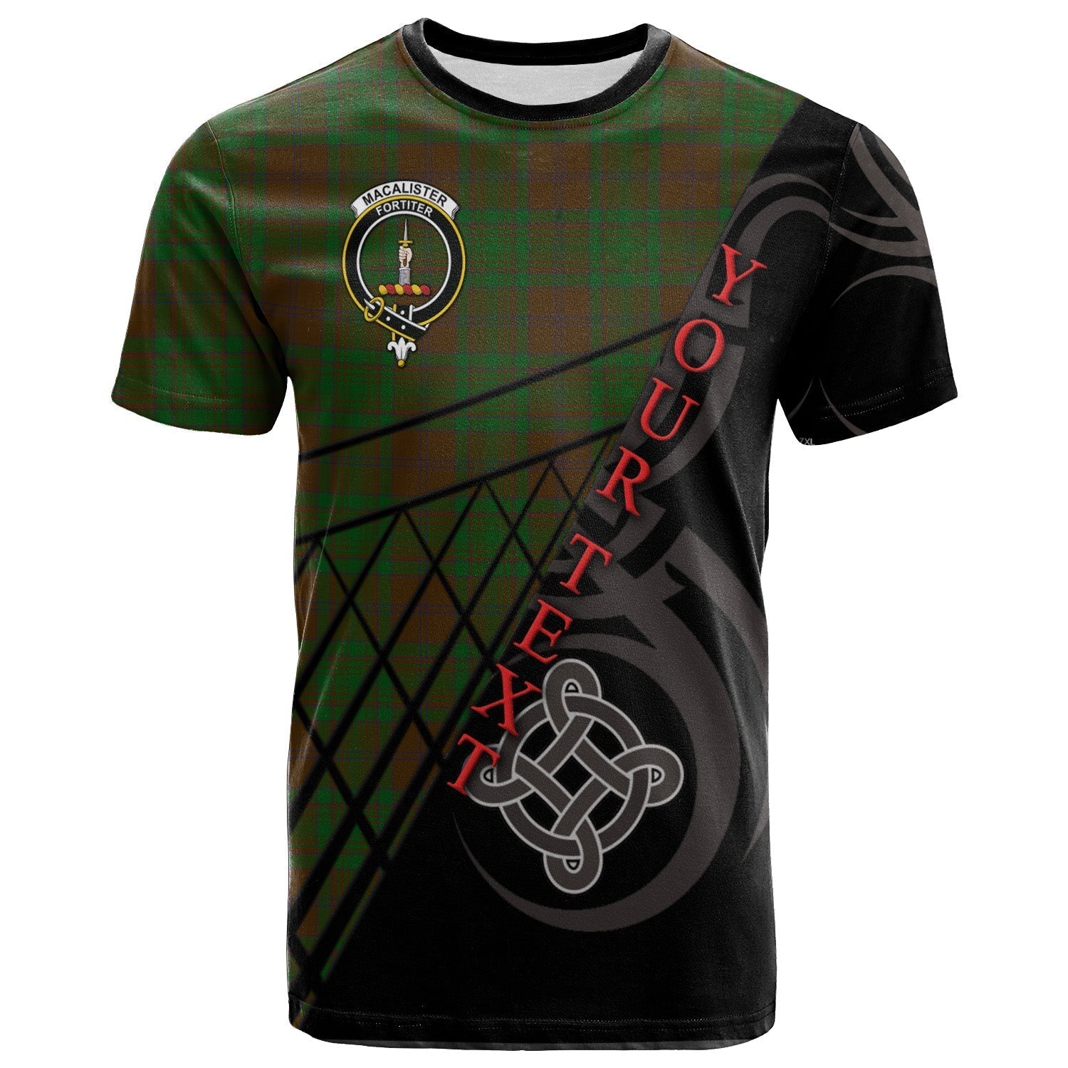 Printivon MacAlister of Glenbarr Hunting T Shirt Pattern Celtic 