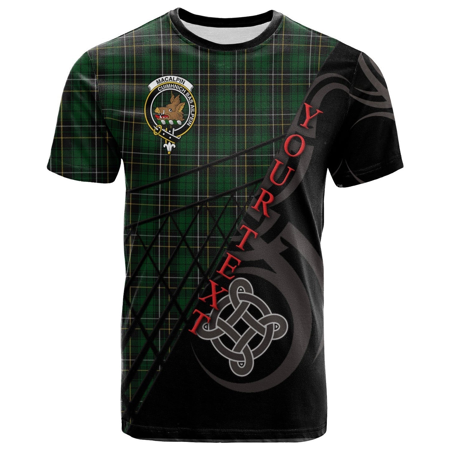 Printivon MacAlpin (MacAlpine) 01 T Shirt Pattern Celtic 