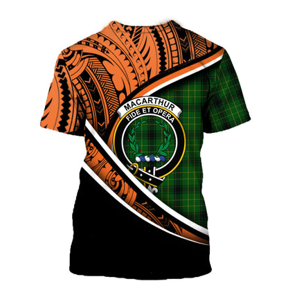 Printivon MacArthur Ancient T Shirt Pattern Polynesian